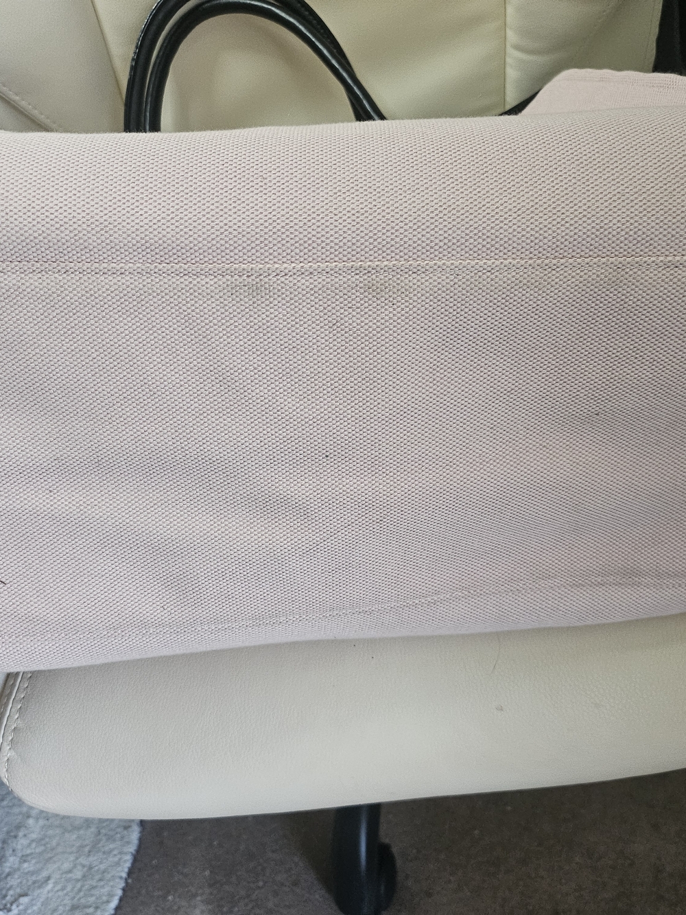 Victoria's Secret Pink Tote with Wing Graphic and Black Trim - Picture 3 of 9